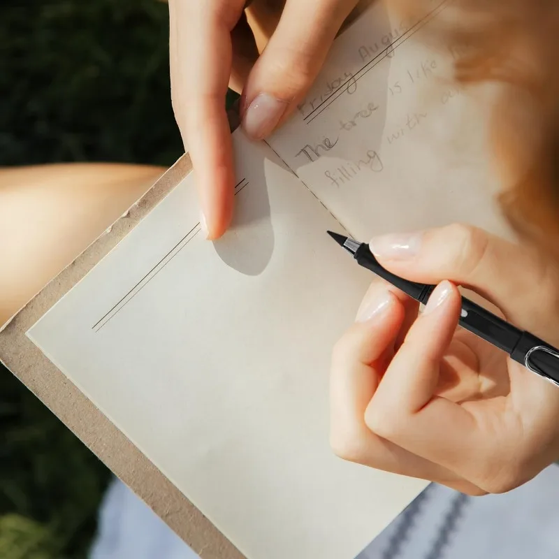 Inkless Pen Pastel Eternal Pencils Pen Tips Reusable Everlasting Writing Pencil for Writing Drawing