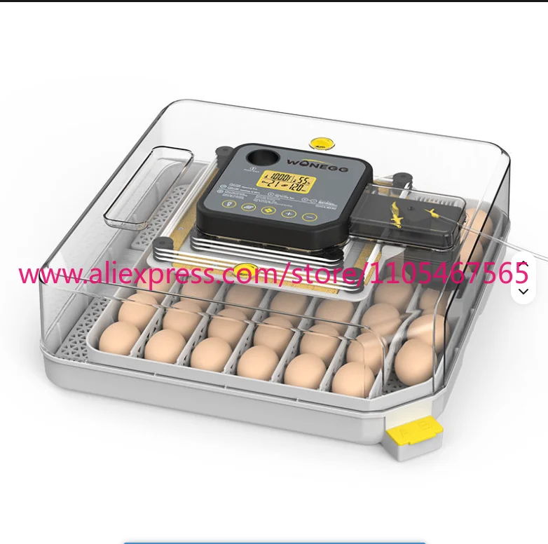 1PCS  Wonegg Automatic-Newest Full-Automatic 48 Egg Incubator And Hatcher Machine With Setter And Hatcher Combined