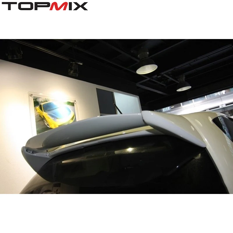 For Honda Civic Type-R EP3 (2001-2005) Mu-Style Lightweight Carbon Fiber Hatchback Roof Spoiler