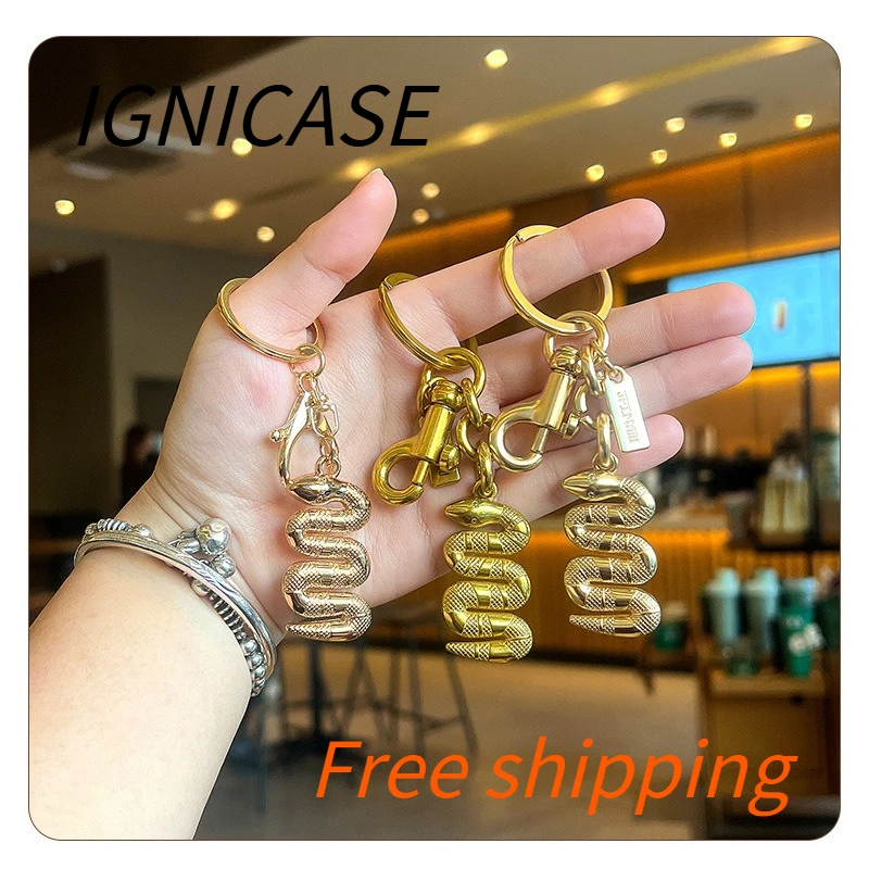 IGNICASE New Creative Keychain Pendant Super Fire Exquisite Men's and Women's Couples Bag Pendant Hand Rope Luggage Accessories