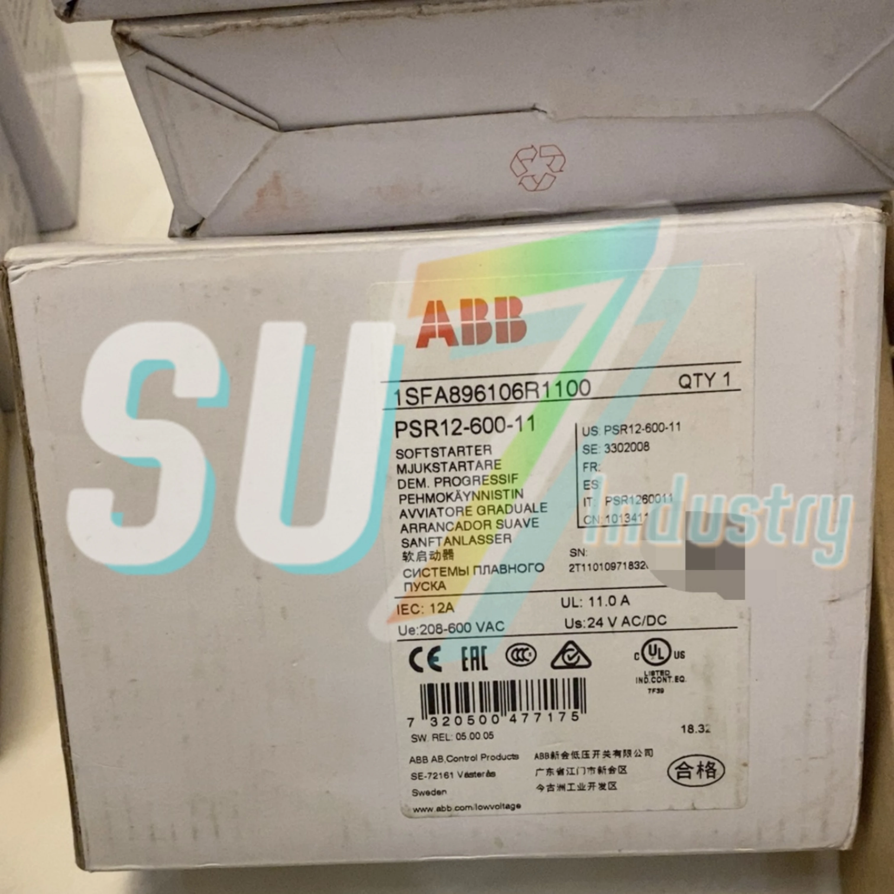 소프트 스타터 PSR3-600-11 PSR6-600-11 PSR9-600-11 PSR12-600-11 PSR16-600-11 새로운 원본