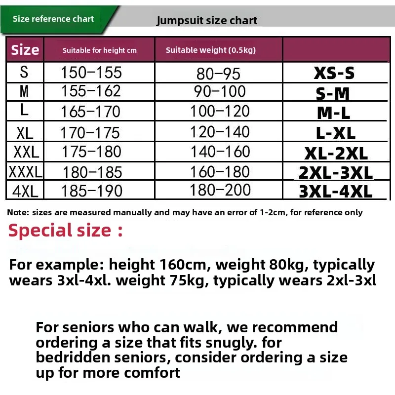 Summer Cotton One Piece Pants Back Zipper Easy Wear Anti Scratch Incontinence Sleep Trousers Elder Lightweight Breathable Length