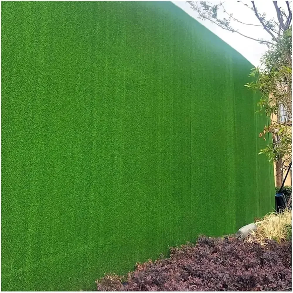 Green 2cm Thick Artificial Grass Mat for Garden, Backyard, and Weddings (120x10)