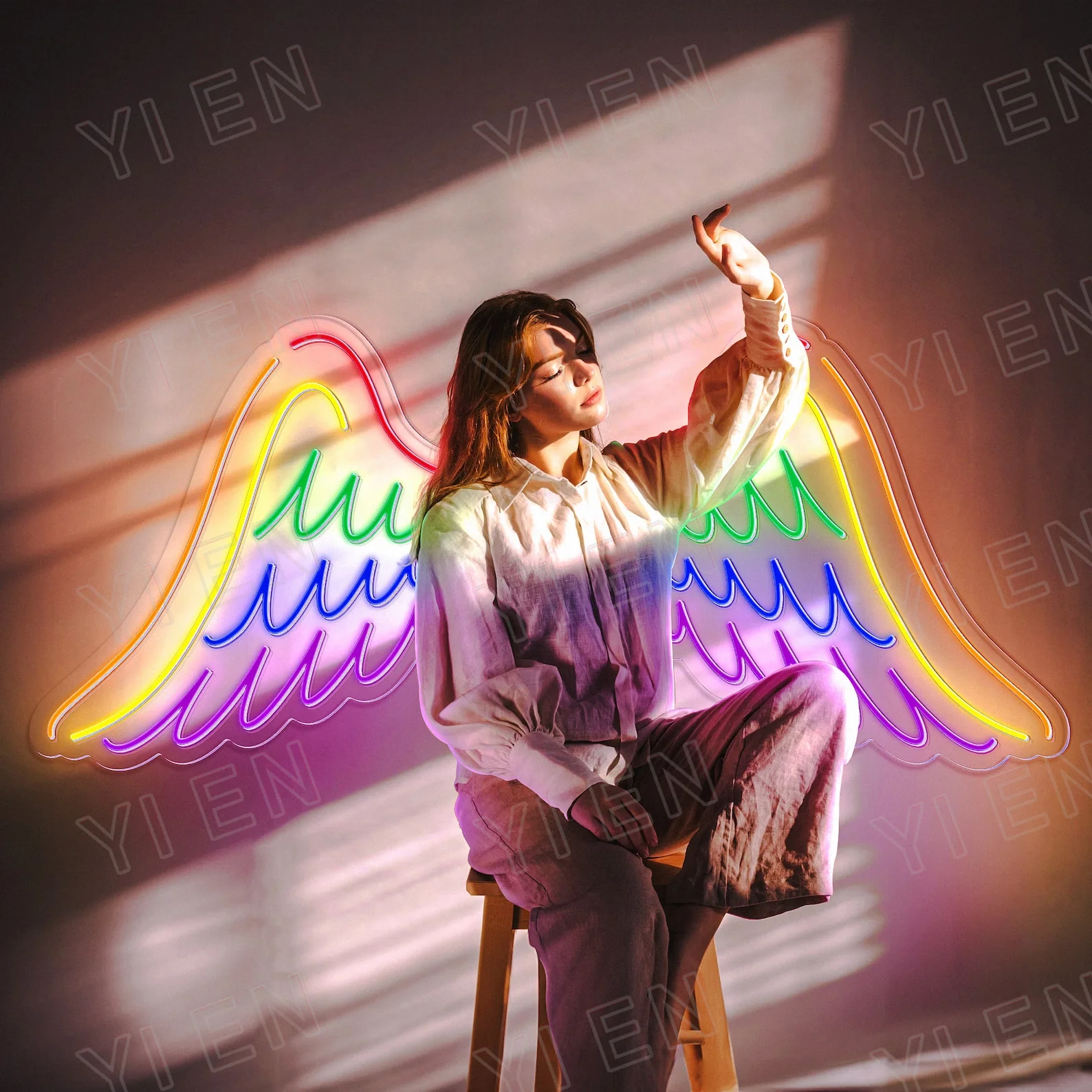 Angel Wings Neon Led Light | Angel Wings Decor | Business Led Light Shop Decor | Neon Sign Wall Art | Party Neon Sign