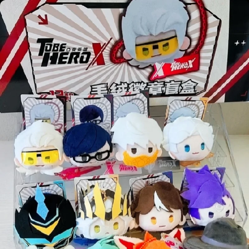 

Genuine To Be Hero X Animation Plush Badge Series Blind Box Anime Figure Character Confirm Style Decor Collection Toys Gifts
