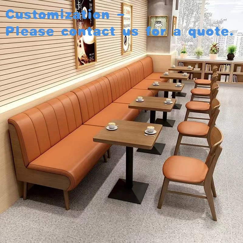 

custom.Source Sale Fast Food Catering Furniture Commercial Sofa Combination Restaurant Cafeteria Table and Chair Set