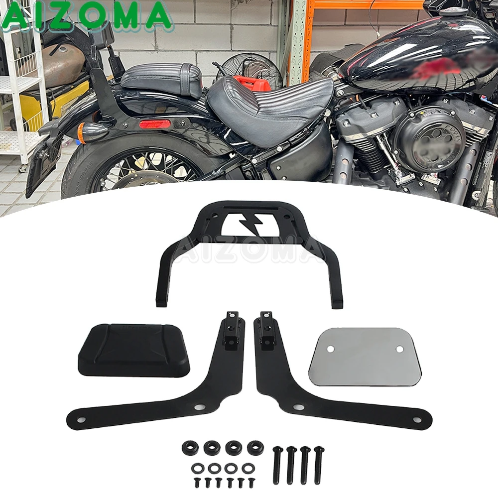 

Sissy Bar Seat For Harley Softail Deluxe FLDE Slim FLSL Standard FXST Street Bob FXBB S FXBBS Motorcycle Rear Passenger Backrest