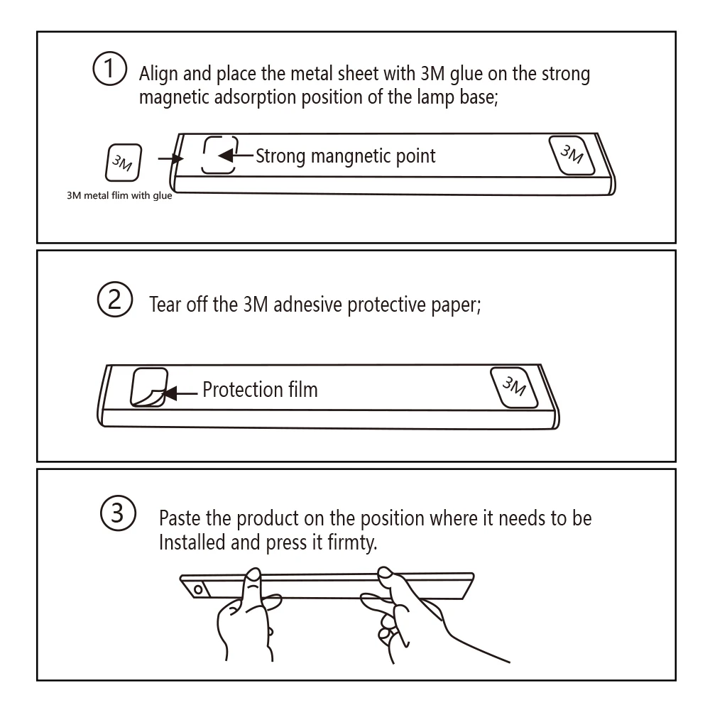 LUCKYLED PIR Night Light Motion Sensor LED Kitchen Cabinet Lighting Dimming  5V USB Rechargeable Wardrobe Dresser Lampagnetic