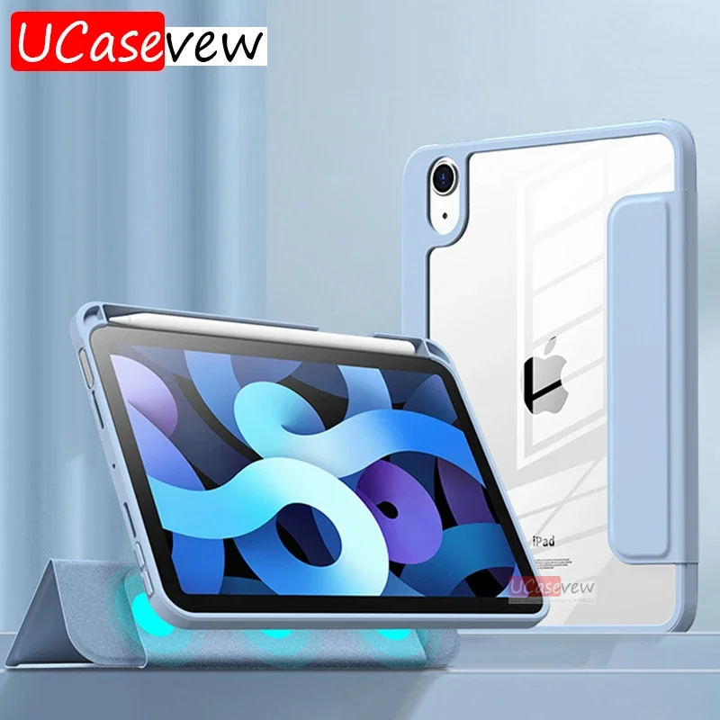 

Чехол с магнитным разделением для iPad Pro 11 2021 9th 8th 7th Air4 5. Съемная задняя крышка для iPad Pro 12.9 2022 Mini6 2021 Cover