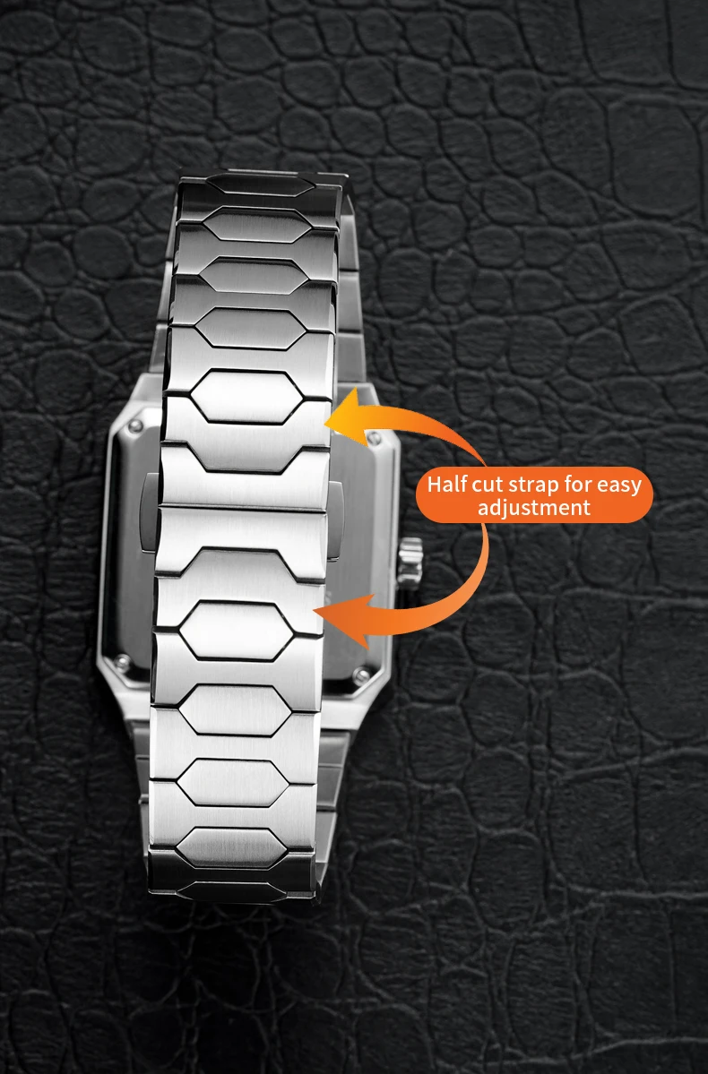 العلامة التجارية الفاخرة الوافدين الجدد Specht & Söhne 222 مربع ساعة معصم رجالية الفولاذ المقاوم للصدأ VH31 الاجتياح الكوارتز Movt ساعات رياضية الذكور #4