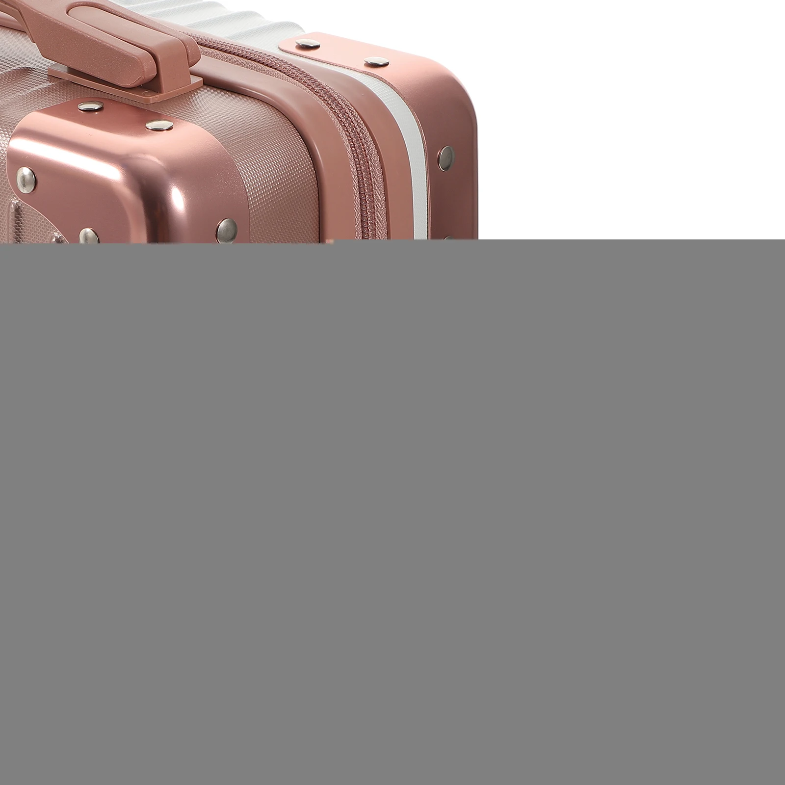 

Storage Box Travel Suitcase Organizer ABS Durable Portable Make Up Case Toiletries Container Women Luggage Small