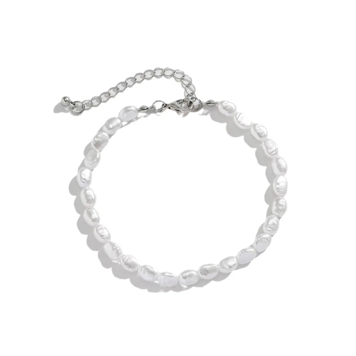 Baroque Imitation Pearl Bracelet Acrylic Beaded Women\'s Bracelet Fashion Jewelry Trend Accessories Simple Bracelet For Men