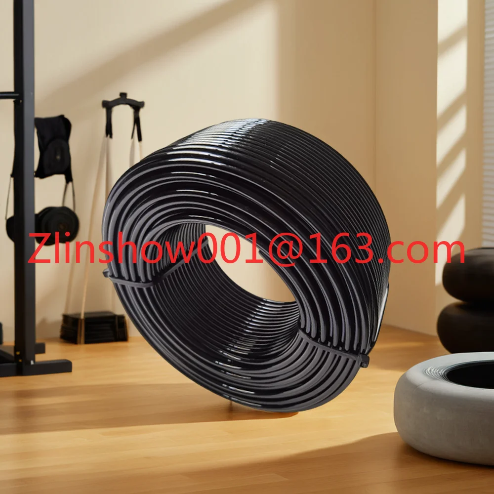 Replacement 100Meter Gym Wire Rope Cable Pulley System Thick 5mm TPU Coated Steel Cable Machine and Weight Lift Pulley