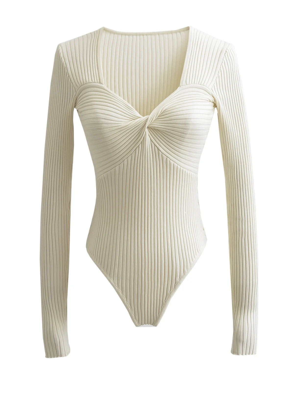 

Сексуальный вязаный комбинезон American Sle Long Sve, женский эластичный пояс с высокой талией, хлопчатобумажная ткань, прямой крой