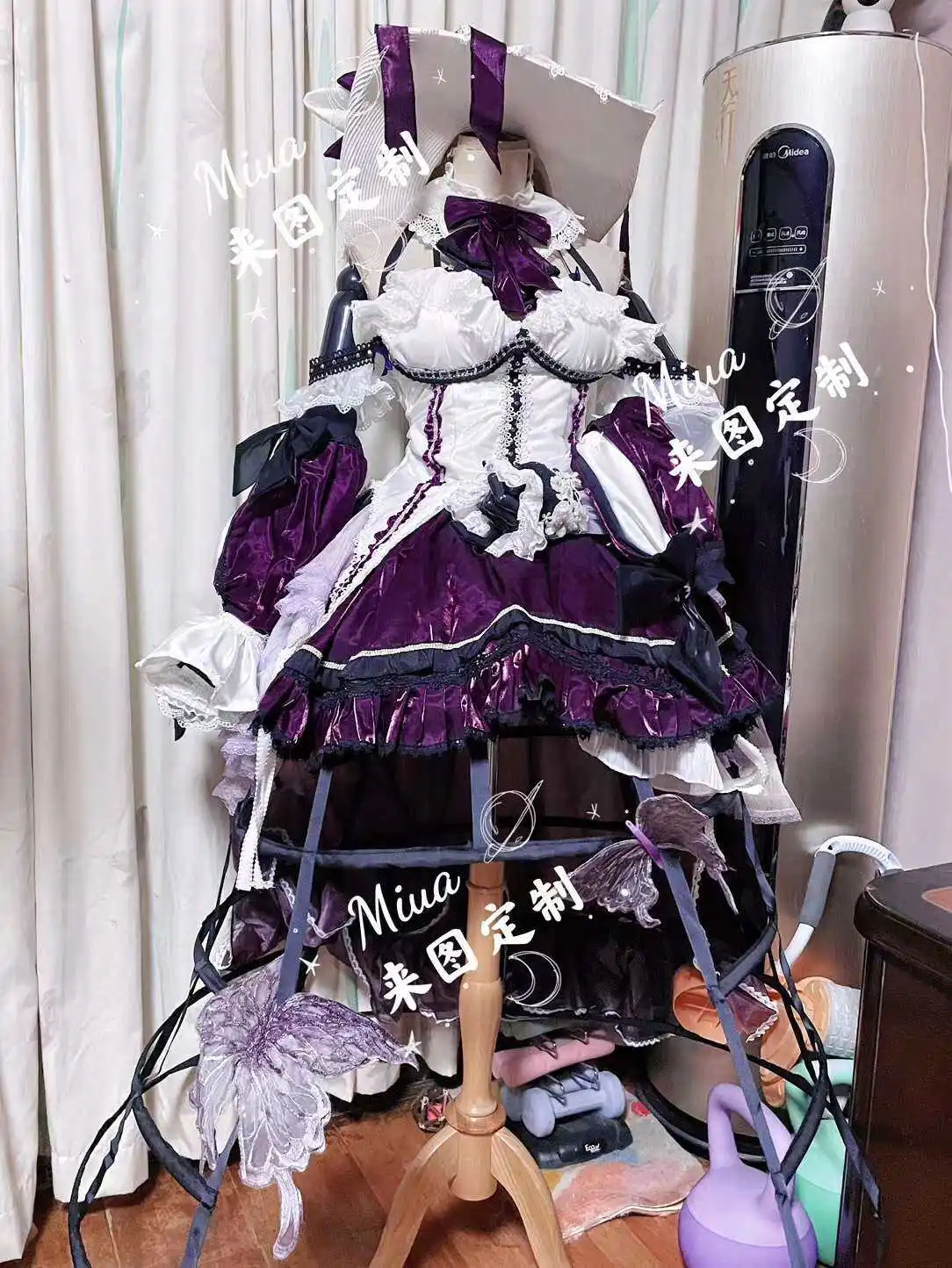 COWOWO Azur Lane Cheshire Gown Dress Cosplay Costume Cos Game Anime Party Uniform Hallowen Play Role Clothes Clothing