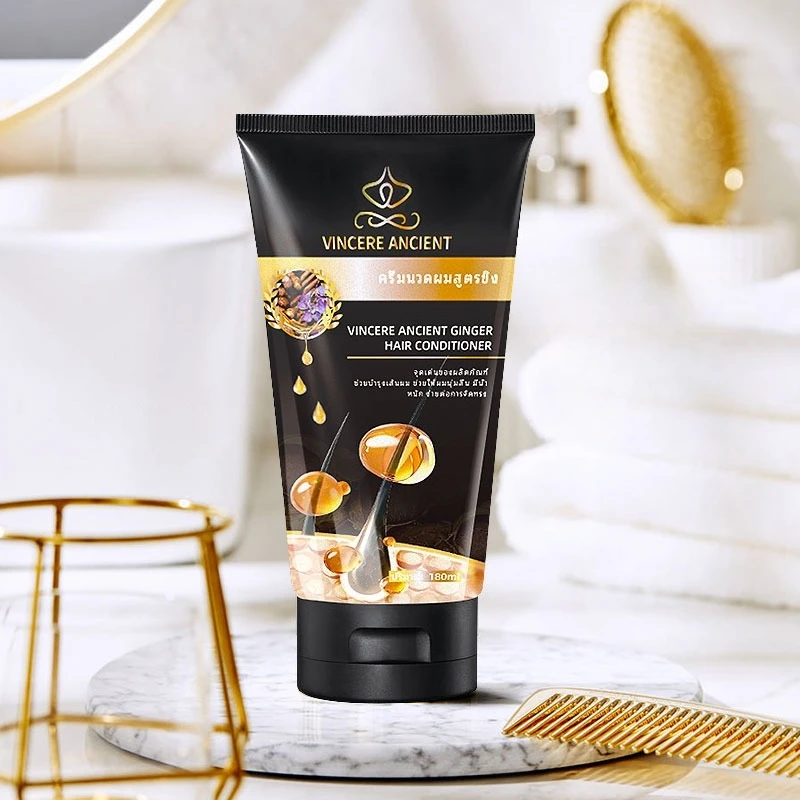 

VINCERE Тайский кондиционер с черным имбирем, рост волос и против перхоти с HeShouWu, против выпадения