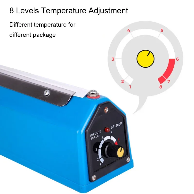 40cm nacisk dłoni zgrzewarka spożywcza elektryczny zgrzewarka gospodarstwa domowego do papieru Kraft z tworzywa sztucznego pakowarka narzędzie