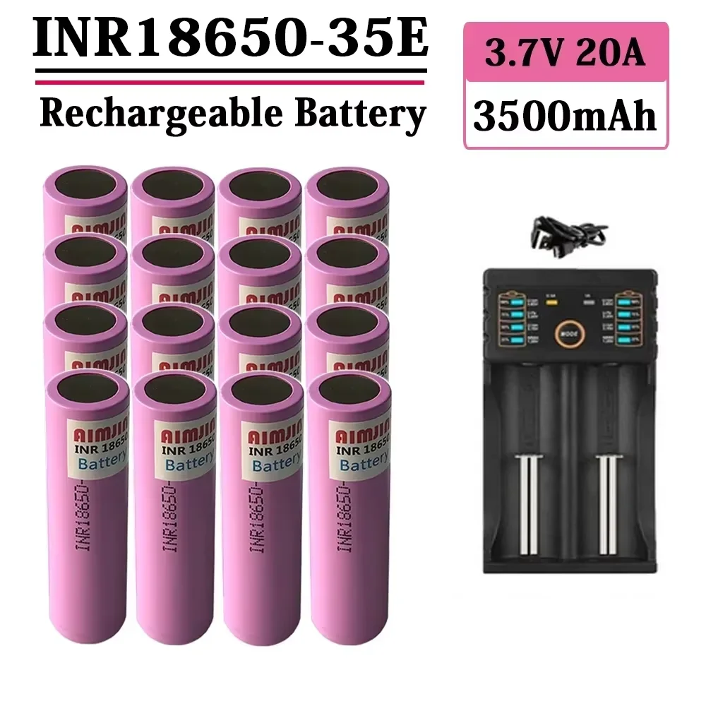 

2025 New 18650 Rechargeable , Lithium Battery, INR 35e 3.7V 3500mah ，20A， Suitable for various electronic products