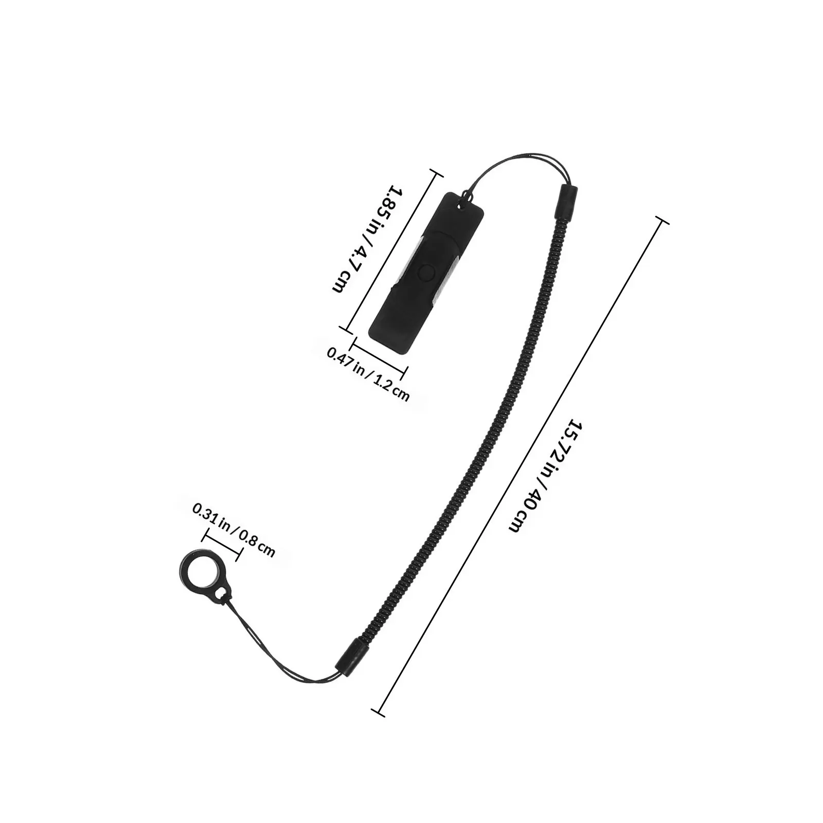 2Pcs Retractable Touchscreen Pen Leash Elastic Stylus Tether with Sponge Glue Clip Stretchy Rope for Clipboard Tablet Office