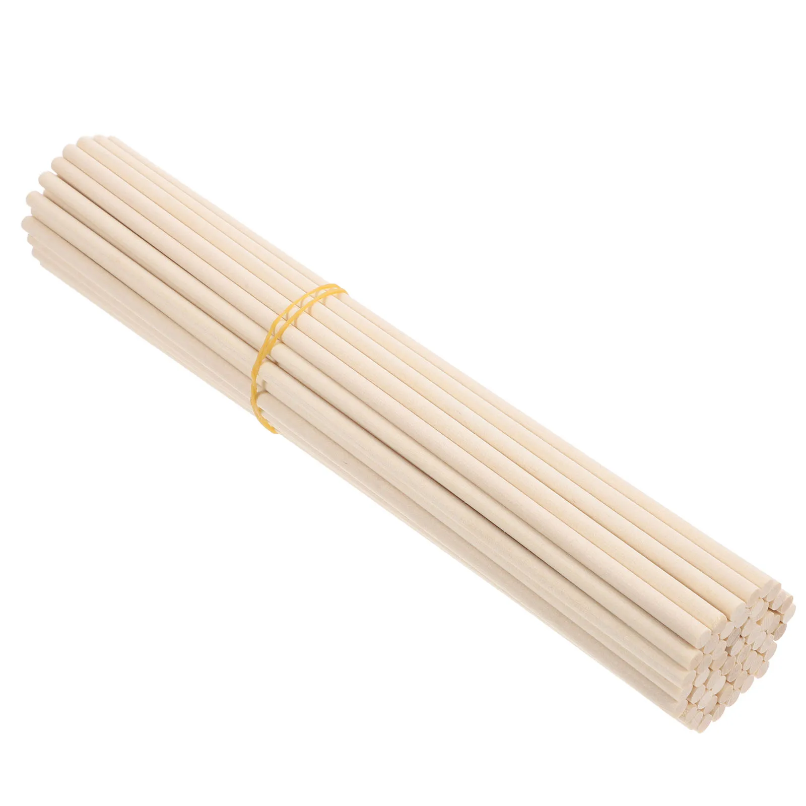 

50Pcs Wooden Rhythm Rods for Kids Music Sticks Beginner Instruments Solid Round Wood Sticks for Classroom Percussion Activities