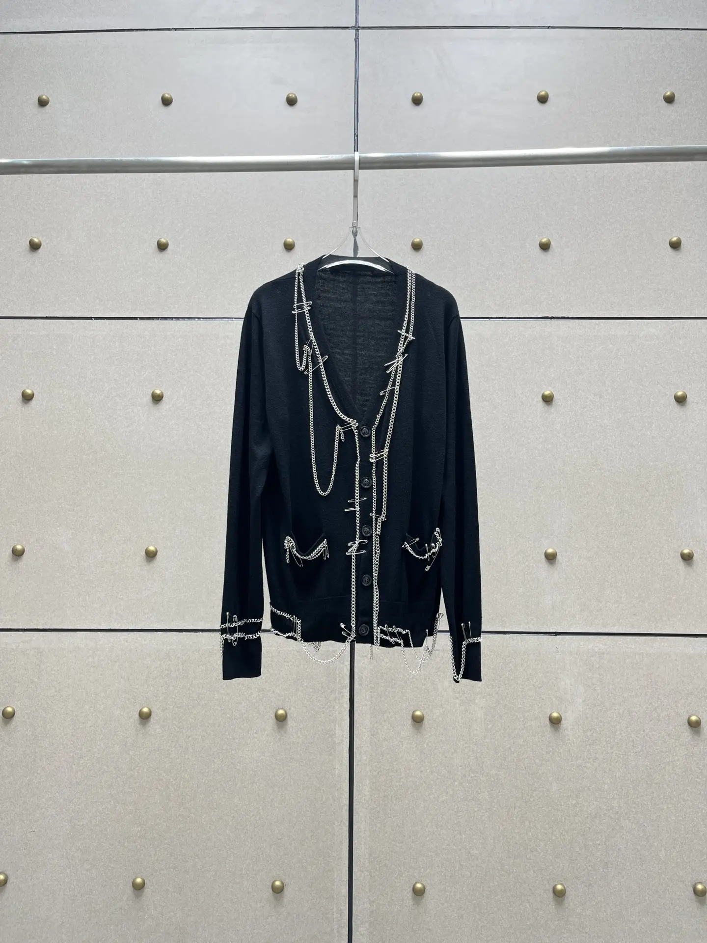 Women's Clothing chain knit cardigan  NO.8