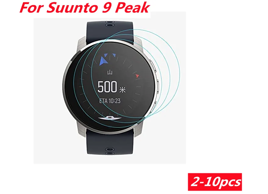 2-10PcsTempered สำหรับ Suunto 9 Peak 45มม.ป้องกันหน้าจอไม่กระจก Anti-Breakage นาฬิกาอุปกรณ์เสริม