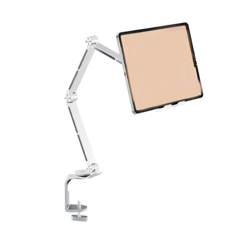  Aluminum Tablets Arm Stand With Swivels Base For Reading Watching And Gaming