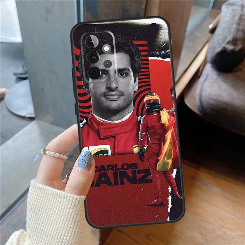 Carlos Sainz Case For Samsung Galaxy A54 A34 A14 A12 A22 A32 A52 A72 A13 A23 A33 A53 A73 A51 A71 Cover