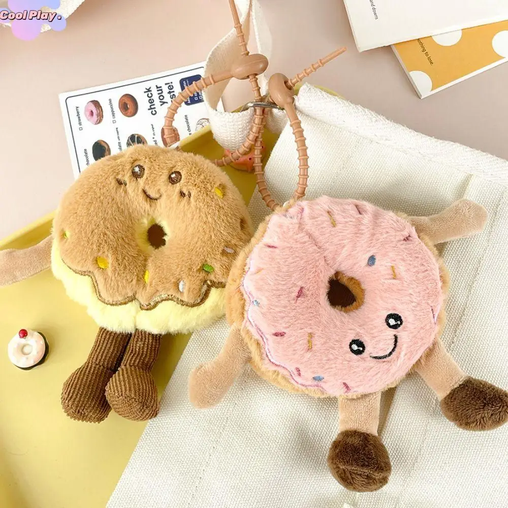 

Creative Cartoon Simulation Donut Plush Pendant Plush Soft Donut Plush Key Rings Doughnut Kawaii Donut Plush Keychain Door Key