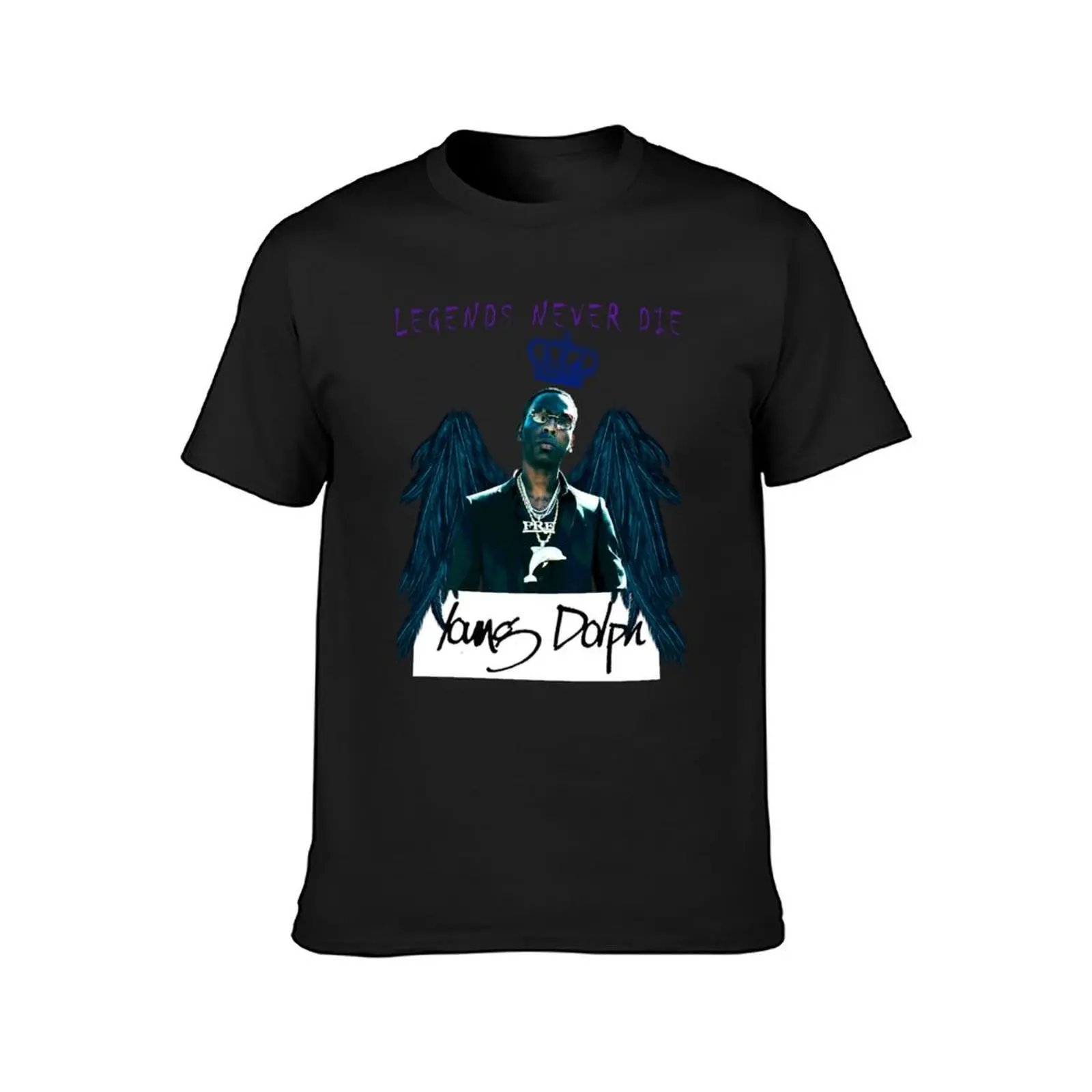 Young Dolph legends never die T-Shirt funnys sublime blanks mens t shirts pack