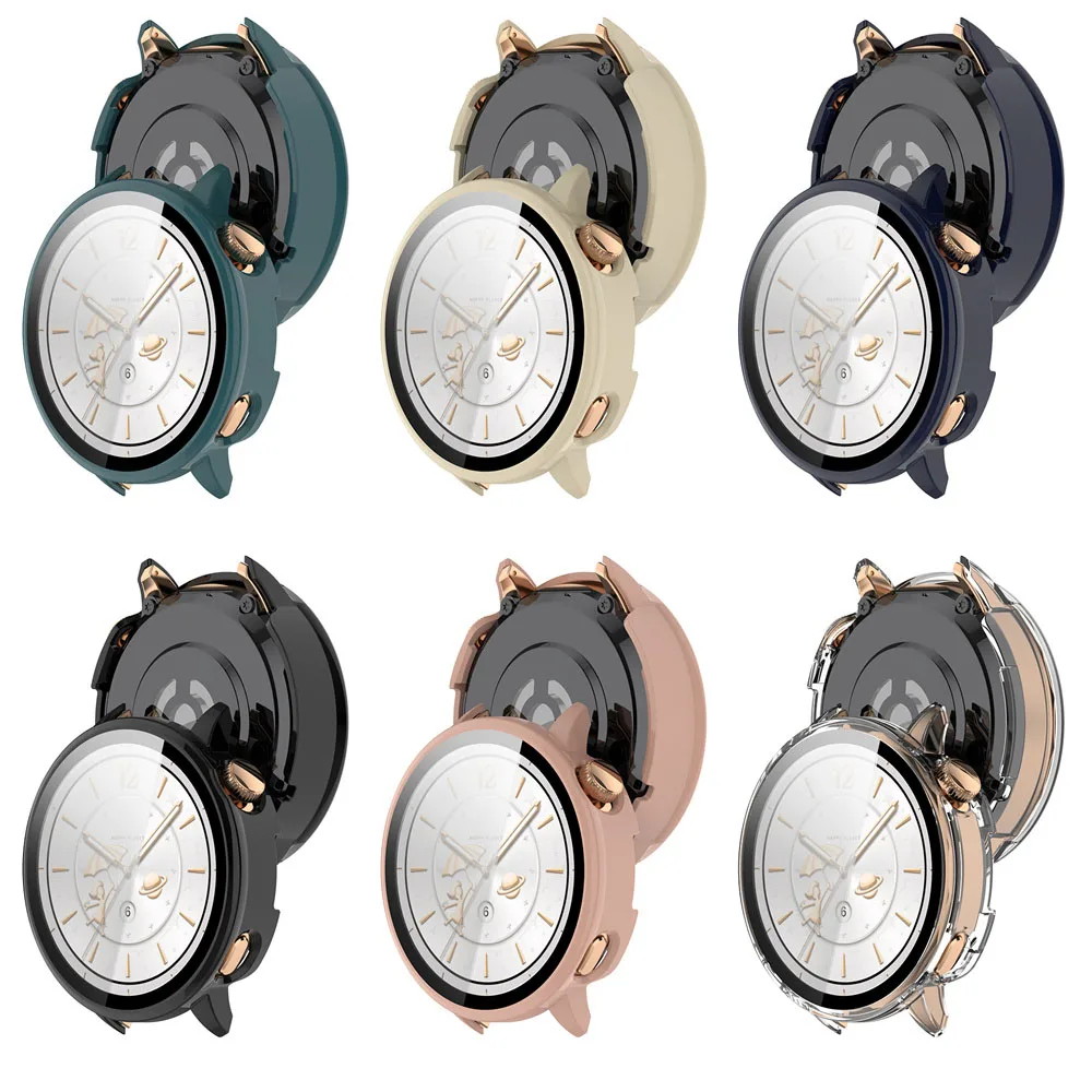Displayschutzfolie aus gehärtetem Glas + Schutzhülle für die OnePlus Watch 3 (43 mm), PC-Bumper für die Oppo Watch X2 Mini, Zubehör. – Detail 6