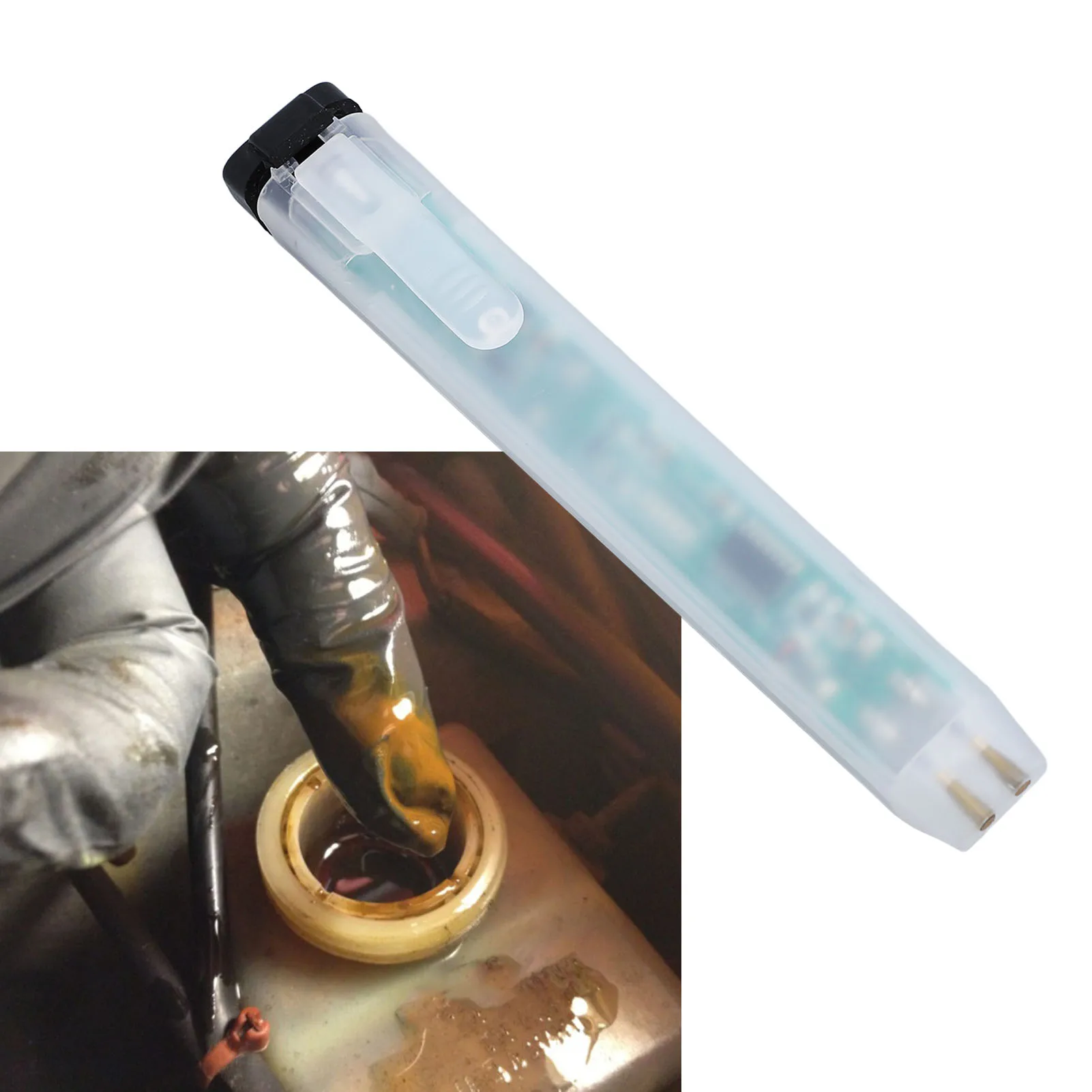 

Ручка-тестер тормозной жидкости, быстрый эффективный тормозной жидкости, тестер влажности, ручка, инструмент для тестирования автомобиля для тормозной жидкости DOT4