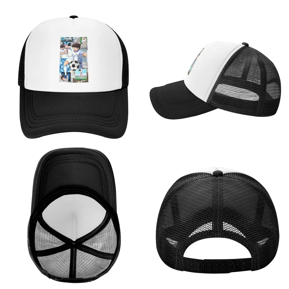 Ozora Oliver Atom Capitan Tsubasa Cap Fashion Mesh Baseball Caps Adjustable Hat Hip Hop Summer Unisex Baseball Hats