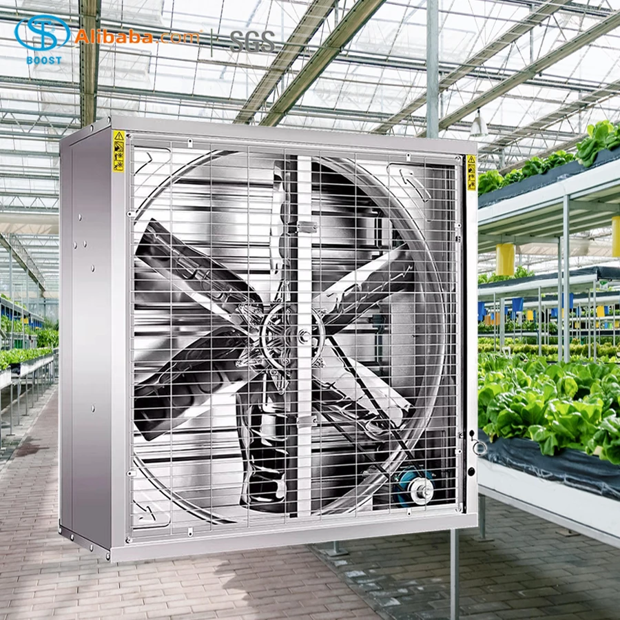

Hot 54inch Industrial Wall Mining Exhaust Fan Greenhouse Poultry Farm Cooling Fan Square Box Ventilation Fan for Pig Shed/Worksh