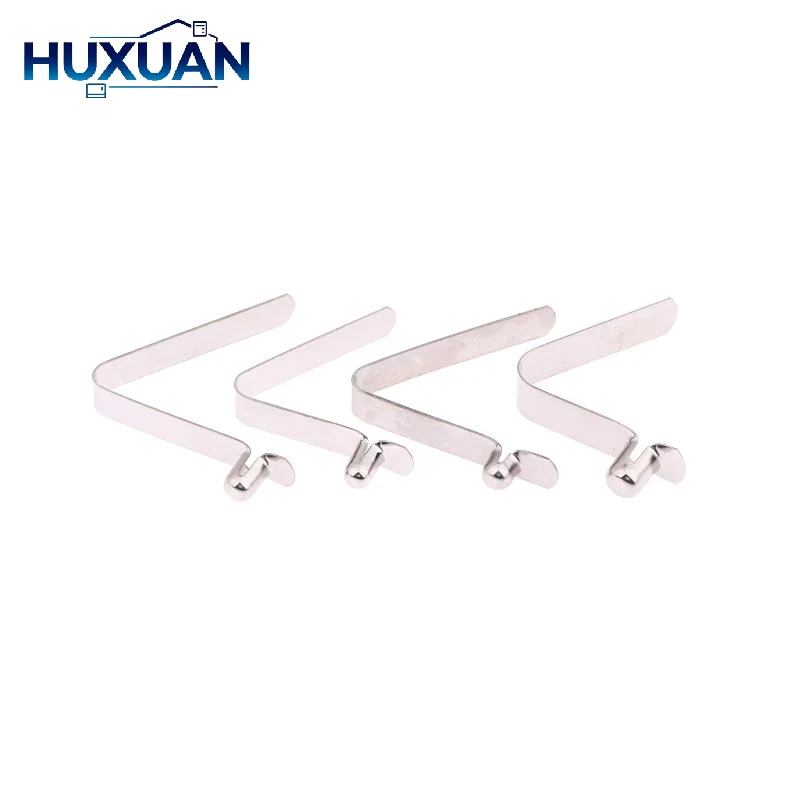 10Pcs Snap Locking Kayak Paddle Spring Clip Steel V-Shaped Lift Telescopic Locking Tube Pole Clips For Tent Umbrella