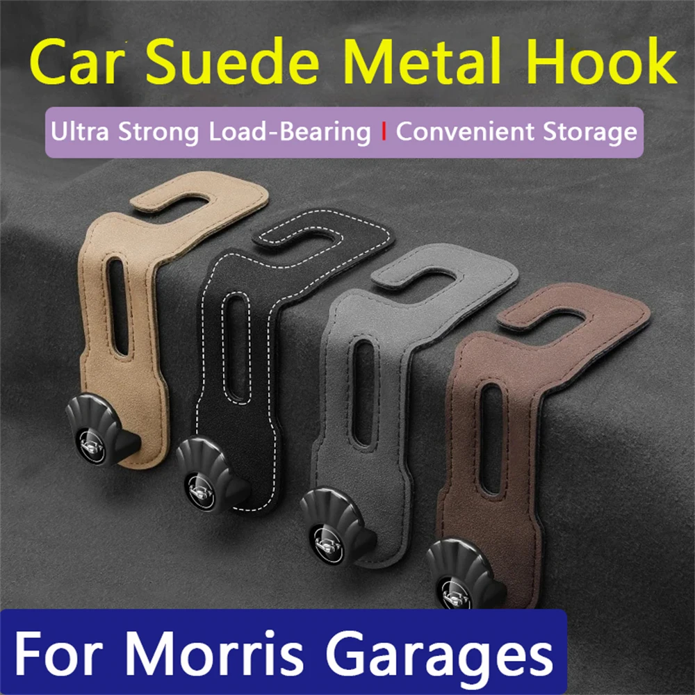 For Morris Garages MG 3 MG5 ZS HS eHS cyberster cyberster Car Seat Hook Hidden Suede Metal Hook Internal Seat Back Accessories