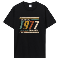 Novelty Awesome Vintage Classic 1977 Original T Shirt Streetwear Cotton Birthday Gifts Summer Style T-shirt Men Tees