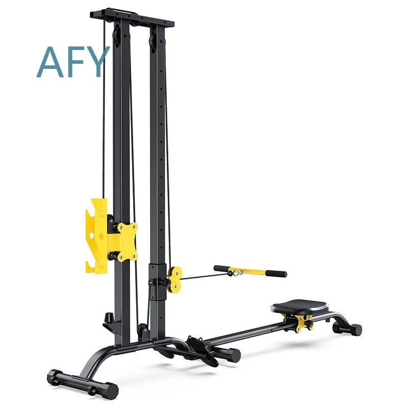 Rowing Machine with Pull-Back Function LAT Pull Down Machine for Fat-Burning Workouts for Home Gym Equipment for Fitness