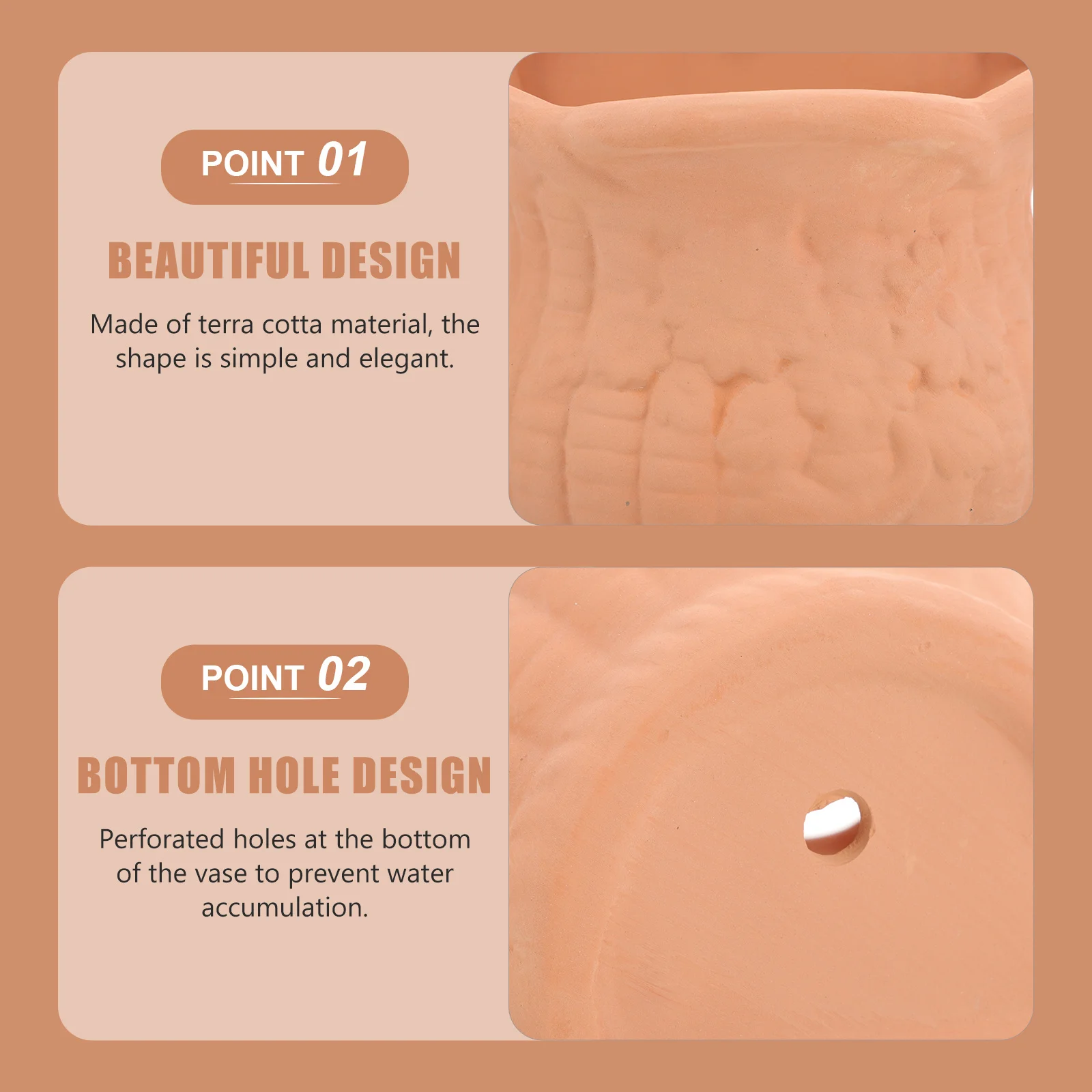 

Настенный кашпо из терракоты, минималистичный стиль, для дома и улицы, для балкона, подвесной цветочный горшок