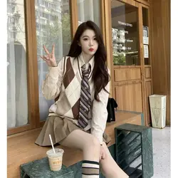 2026 autumn new Japanese and korean style college style school costume suit outfit japanese korea fashion jk uniform a702