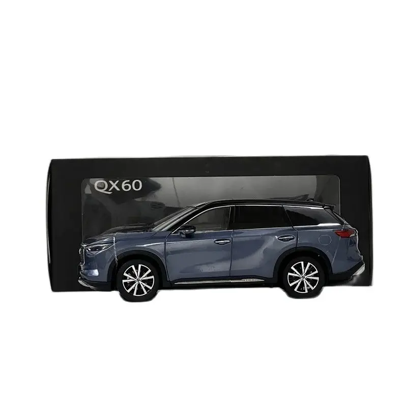 1:18 Scale Infiniti QX60 2022 Diecast Miniature Metal Car Model Adult Alloy Diecast Miniature Simulation Vehicles Toy Collection