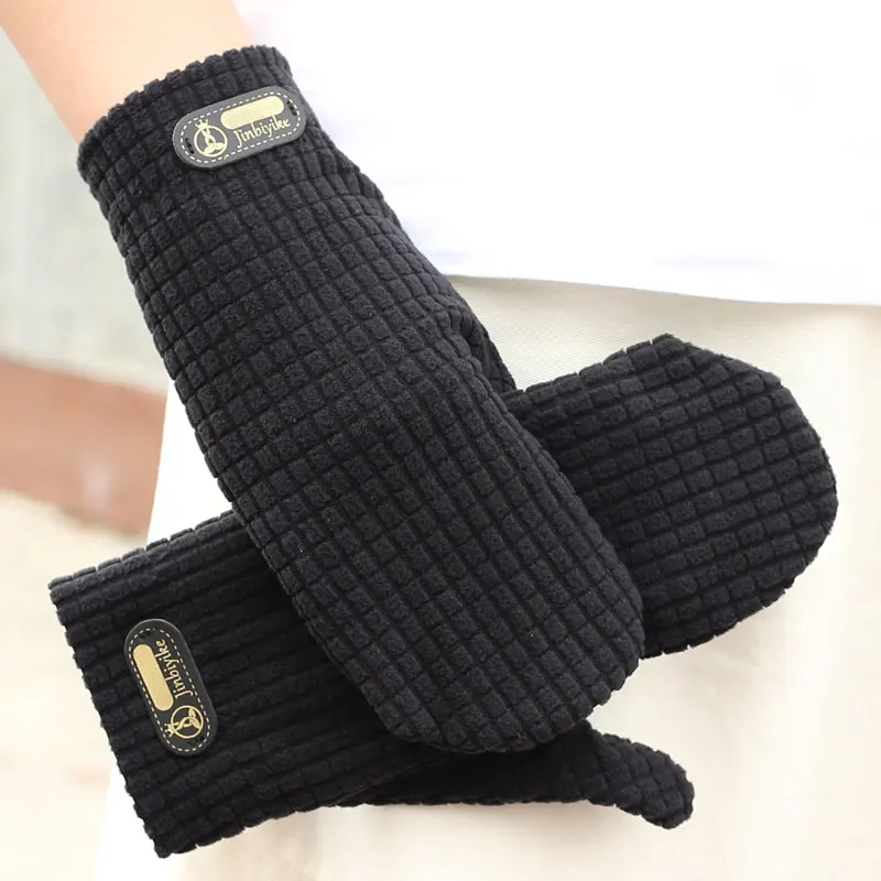 

Mittens for Warm Cycling Driving Bike Windproof Elastic Winter Spring and Autumn Finger All inclusive ​Gloves