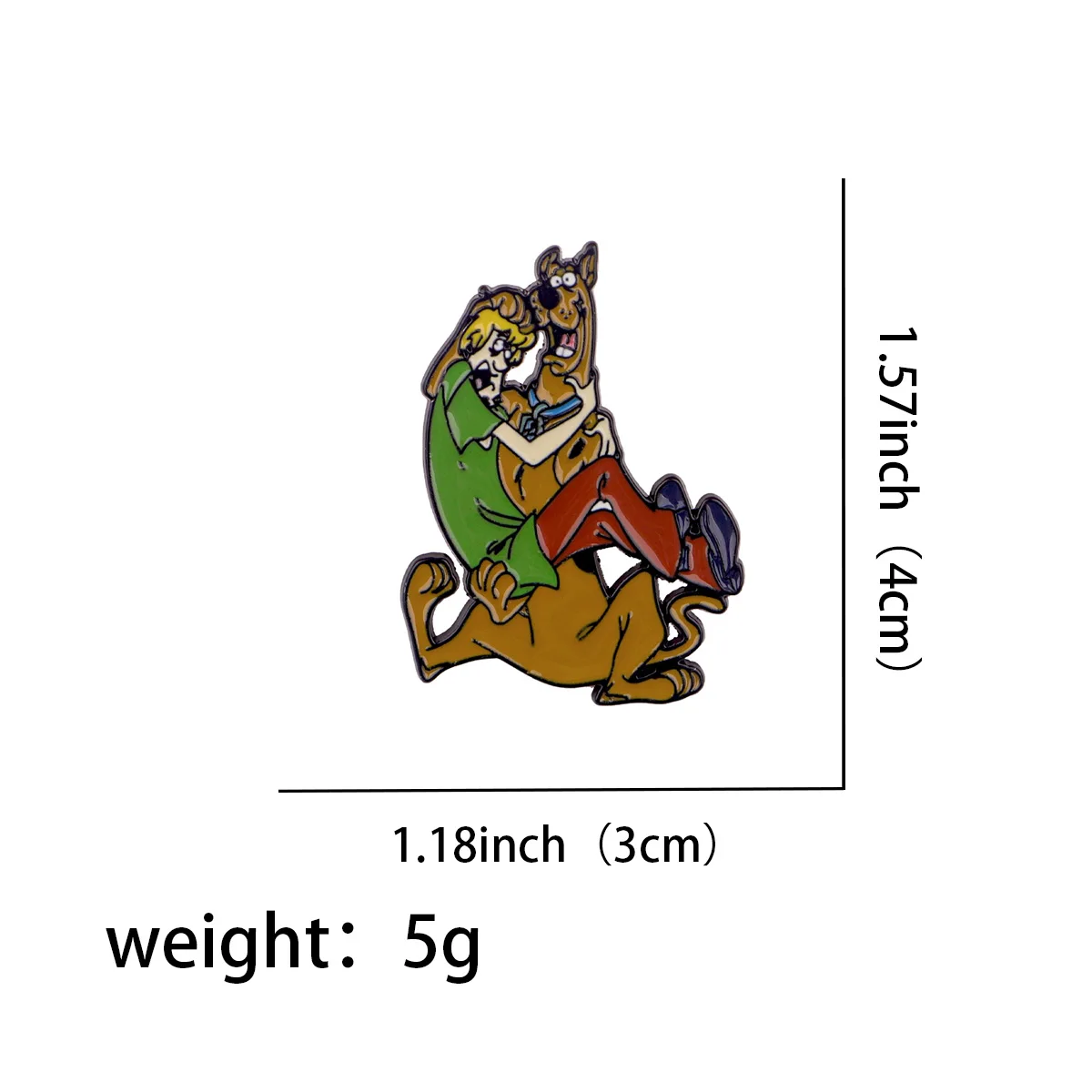 Funny Cartoon Dog Brooch for Clothes Men Women Enamel Pins Lapel Pins for Backpack Briefcase Badges Jewelry Accessories Gifts