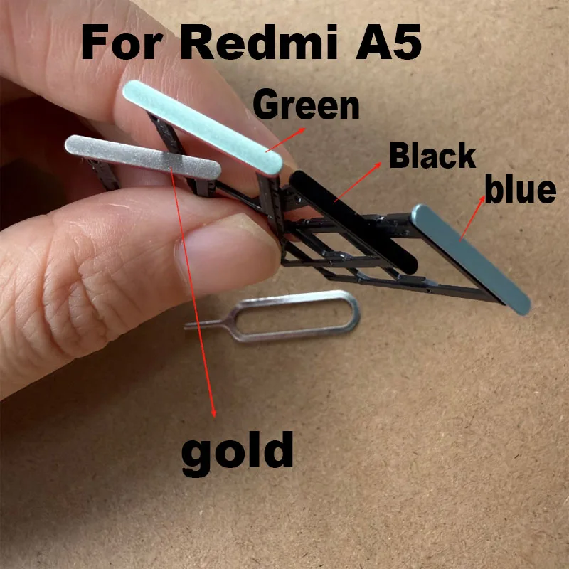 New For Xiaomi Redmi A5 4G Sim Card Tray Slot Holder Socket Adapter Connector Repair Parts Replacement image 2