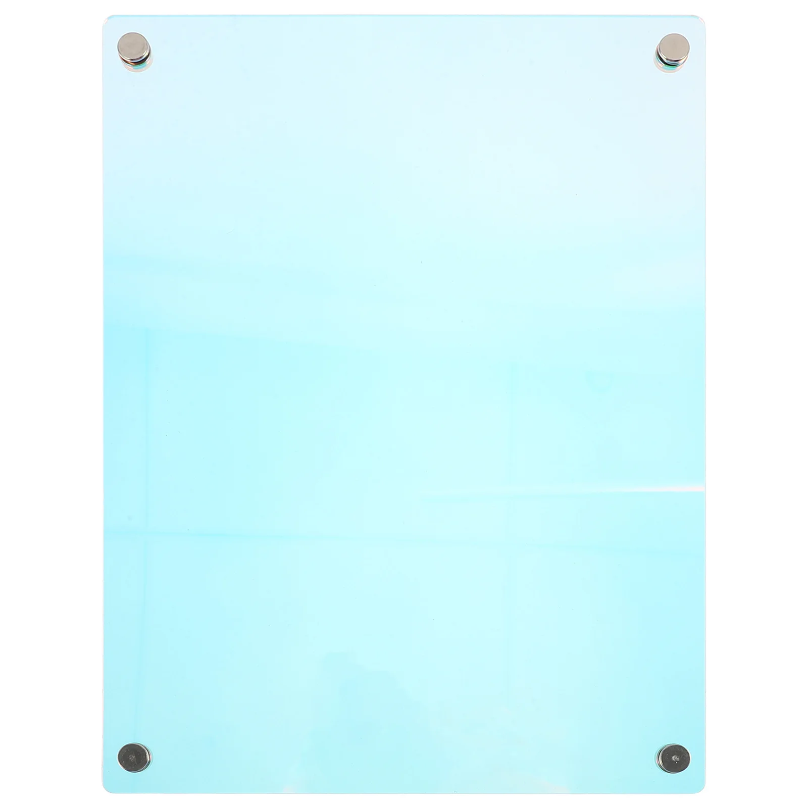 Placa magnética acrílica de apagamento a seco para lembretes de memorando de planejamento de geladeira, pequena, portátil, reutilizável, escrita, fornecimento doméstico