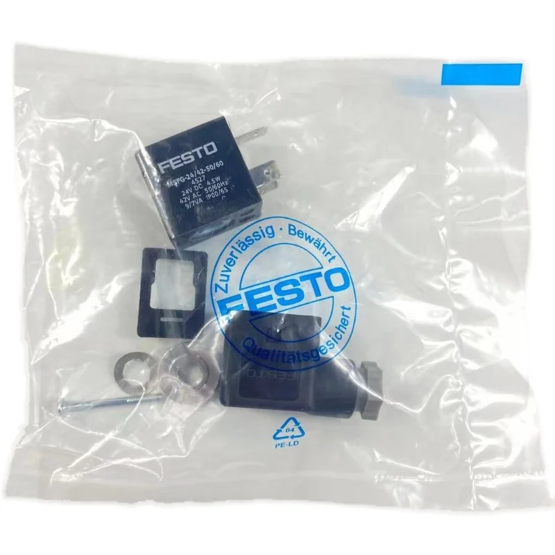 

Good price DC24V MFH JFMF valve Solenoid coil MSFG-24/42-50/60 4527 FESTO-ORIGINAL in stock