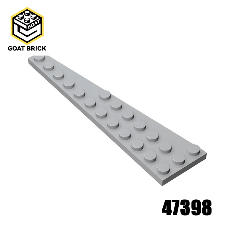 

10Pcs MOC Parts 47398 Wedge Plate 12 x 3 Right Compatible Bricks DIY Assmble Building Blocks Particle Kid Puzzle Brain Toy Gift