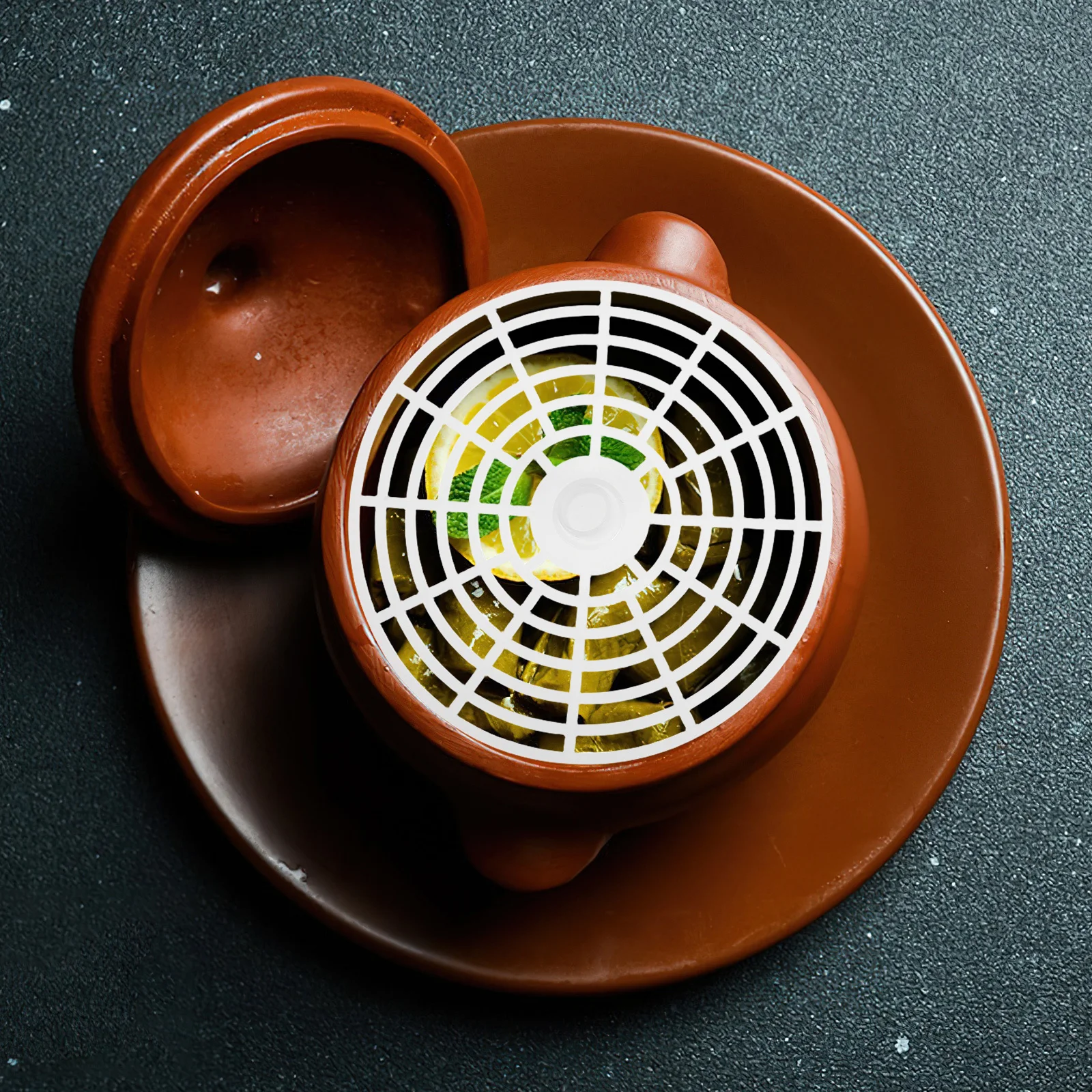 

5Pcs Pickle Jar Press Plates Plastic Fermentation Mesh Weights Home Vegetable Fermenting Supplies Pickling Tool