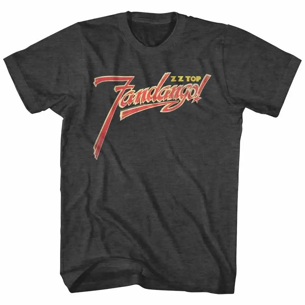 ZZ Top Fandango Album Cover Men's T Shirt Logo Metal Rock Band Music Tour Merch