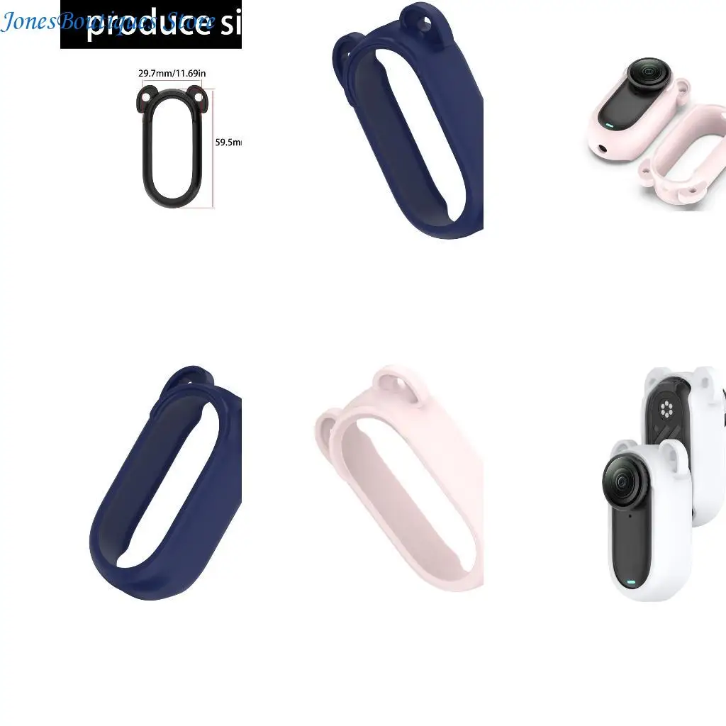 Silicone Shell Case Secure Mounting Full Lens Compatibility Shock Protections W8KE